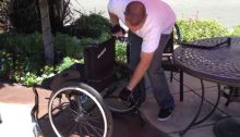 lightweight folding wheelchair